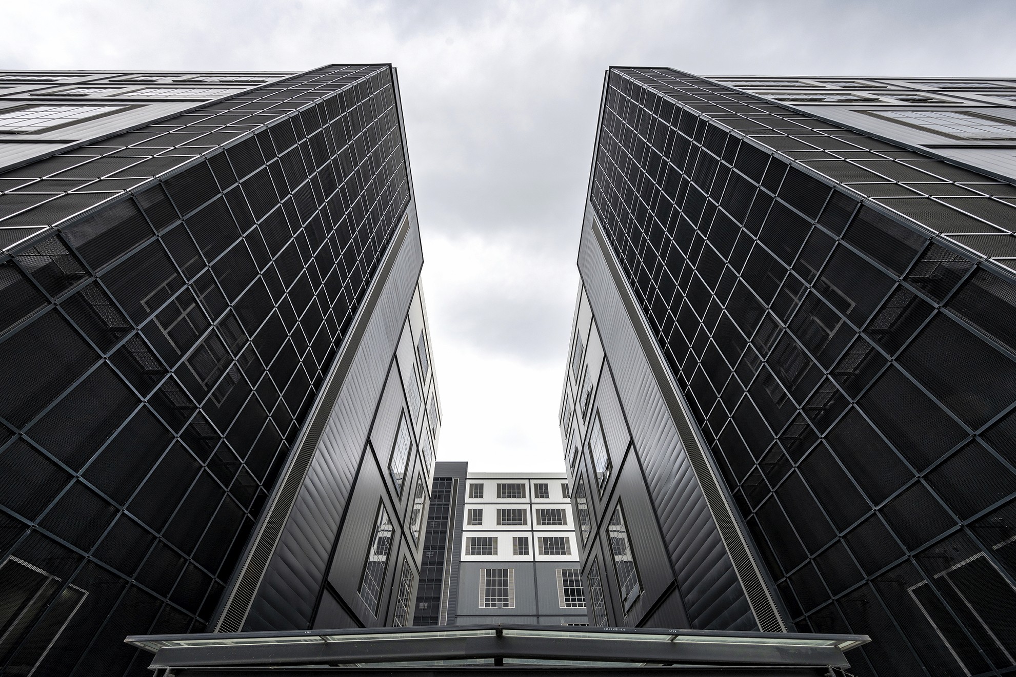 Exterior view of Hap Seng Industrial Hub project by Asima Architects