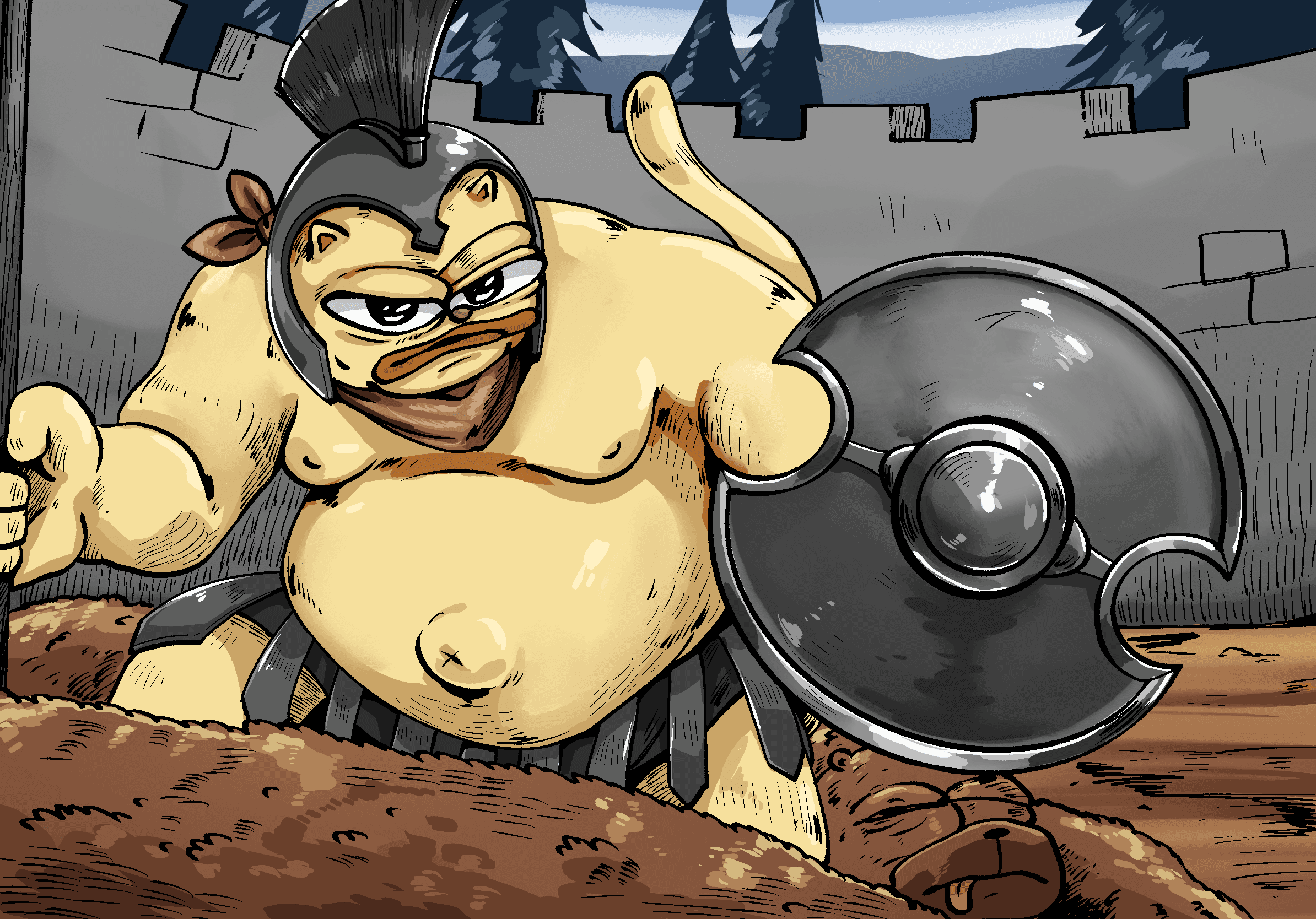 Chonky Trojan branded PNL card