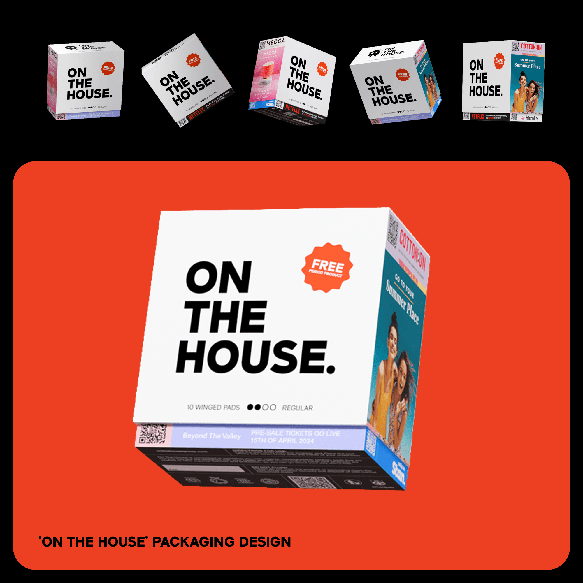 Packaging design for On The House by Craate Creative