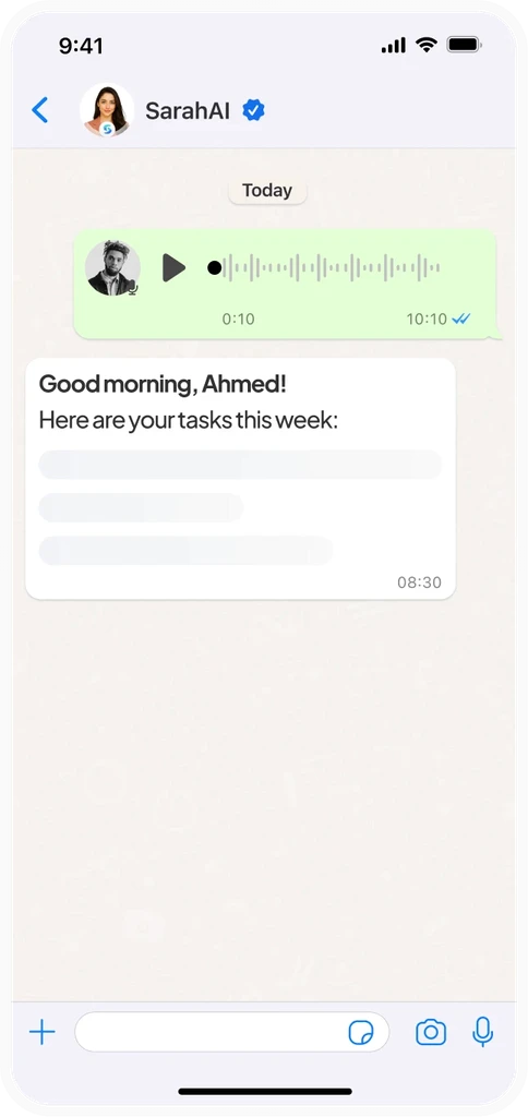 Multilingual Voice Notes