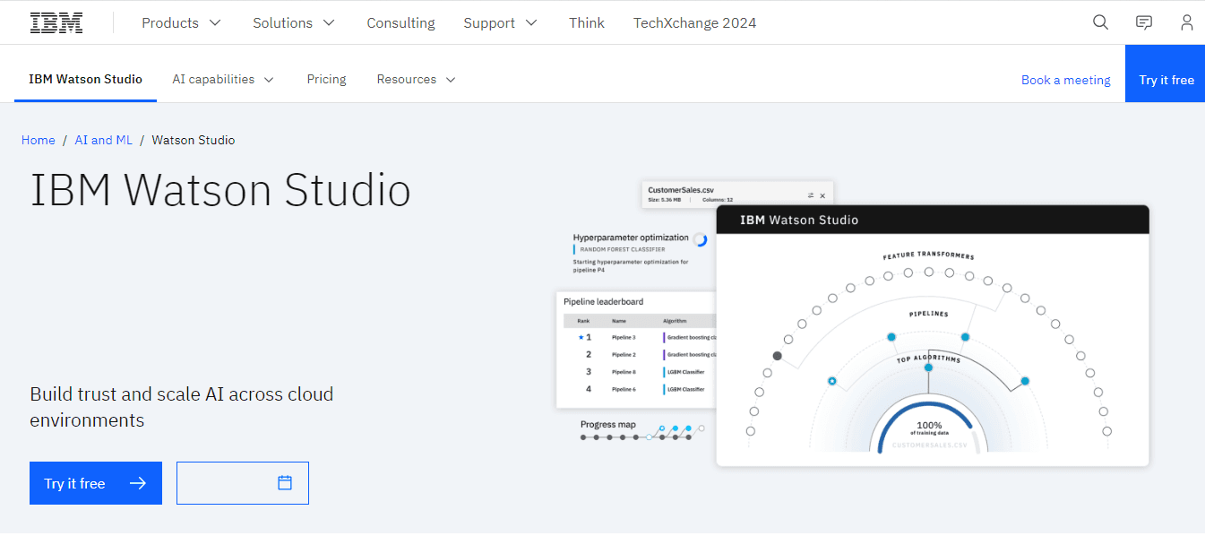 IBM Watson - AI Research Tools