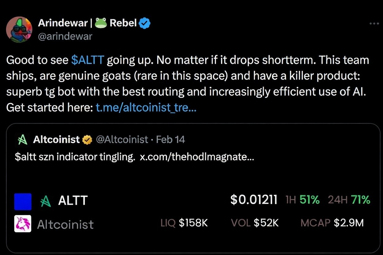 Twitter testimonial screenshot