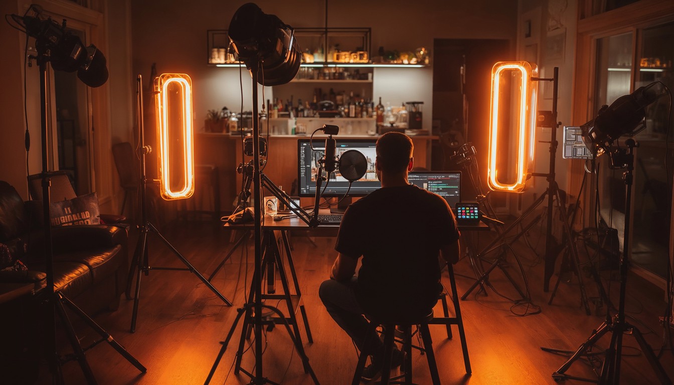 Man in the studio