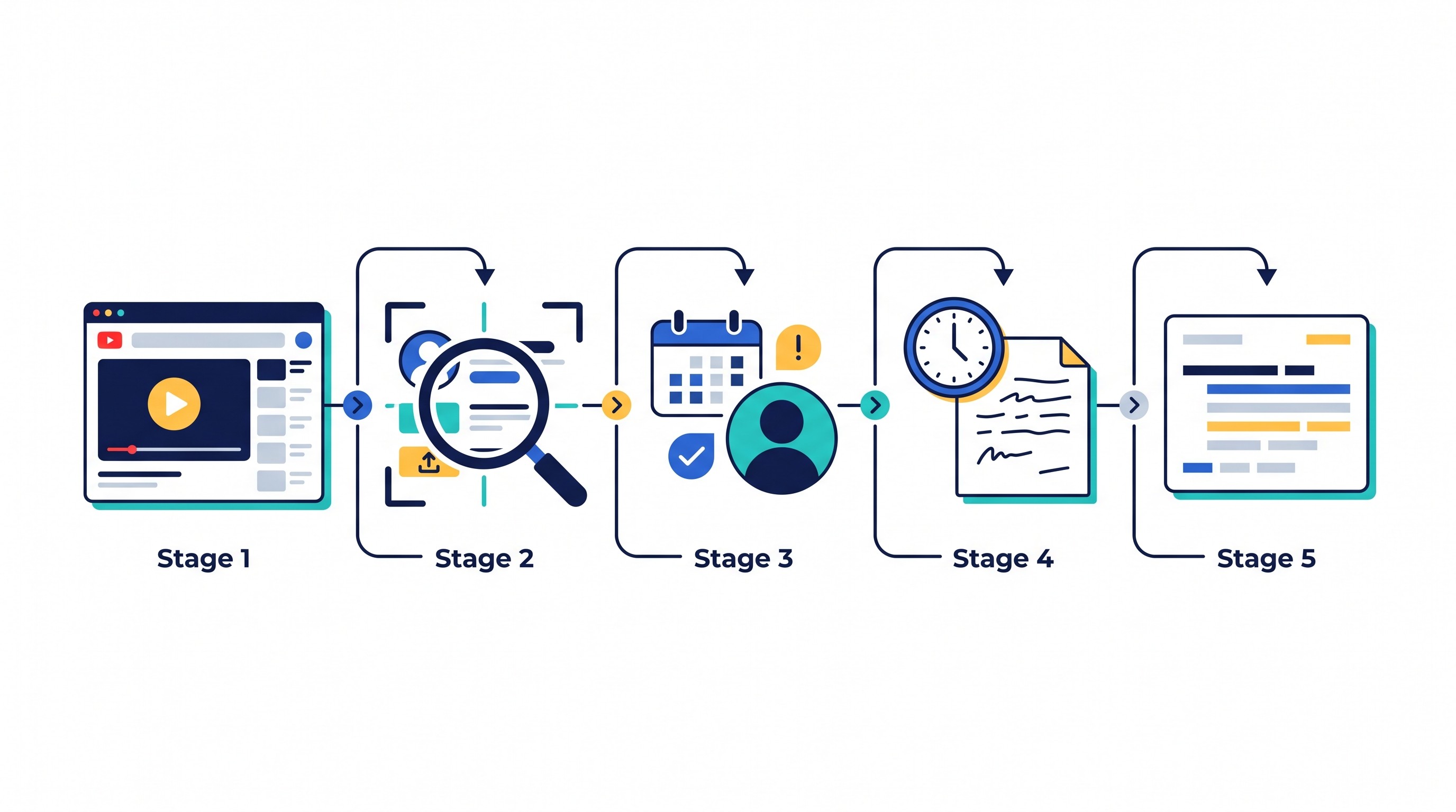Workflow for creating an APA citation from a YouTube video