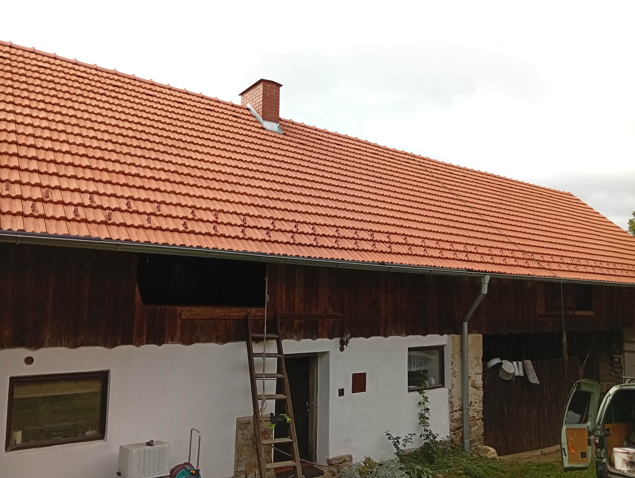 Střecha po renovaci
