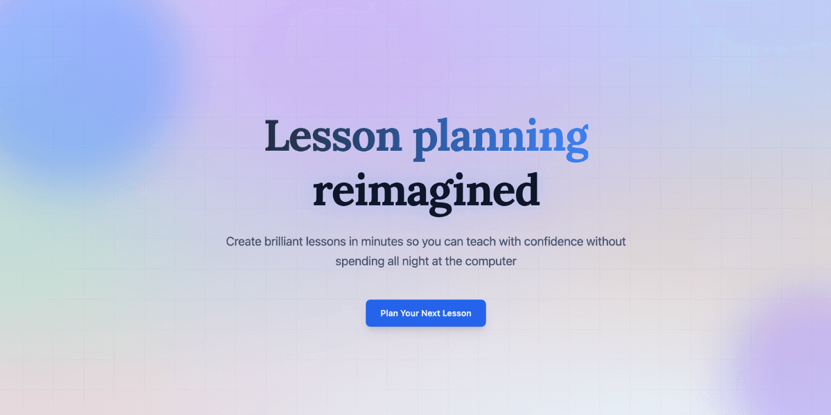 Lesson Maker Pro: AI-powered lesson planning tool to help teachers save time and create engaging lessons effortlessly.