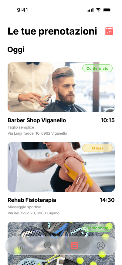 Agenda attività PrenotaTI