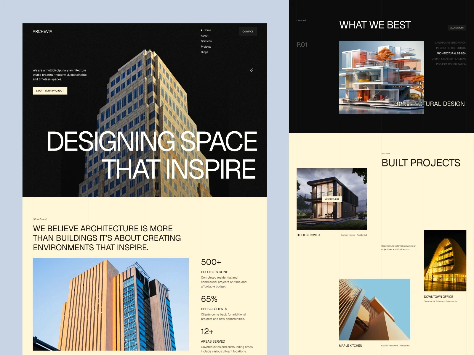 Architecture & Design Website Template