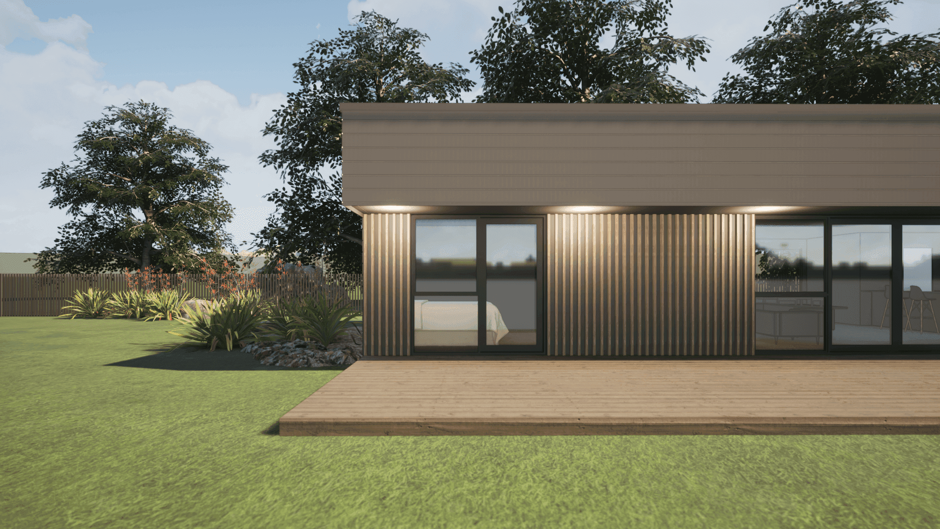 Architectural render of new build