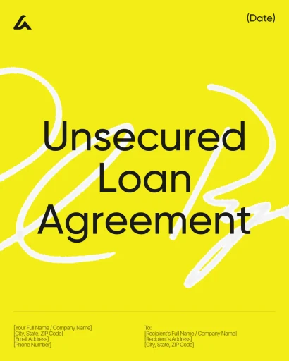 Unsecured Loan Agreement 
