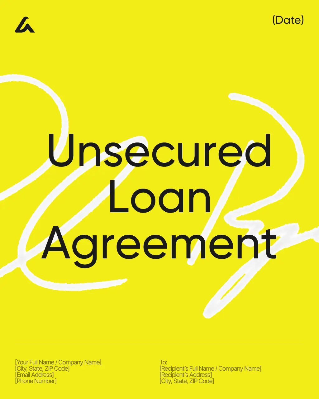 Unsecured Loan Agreement