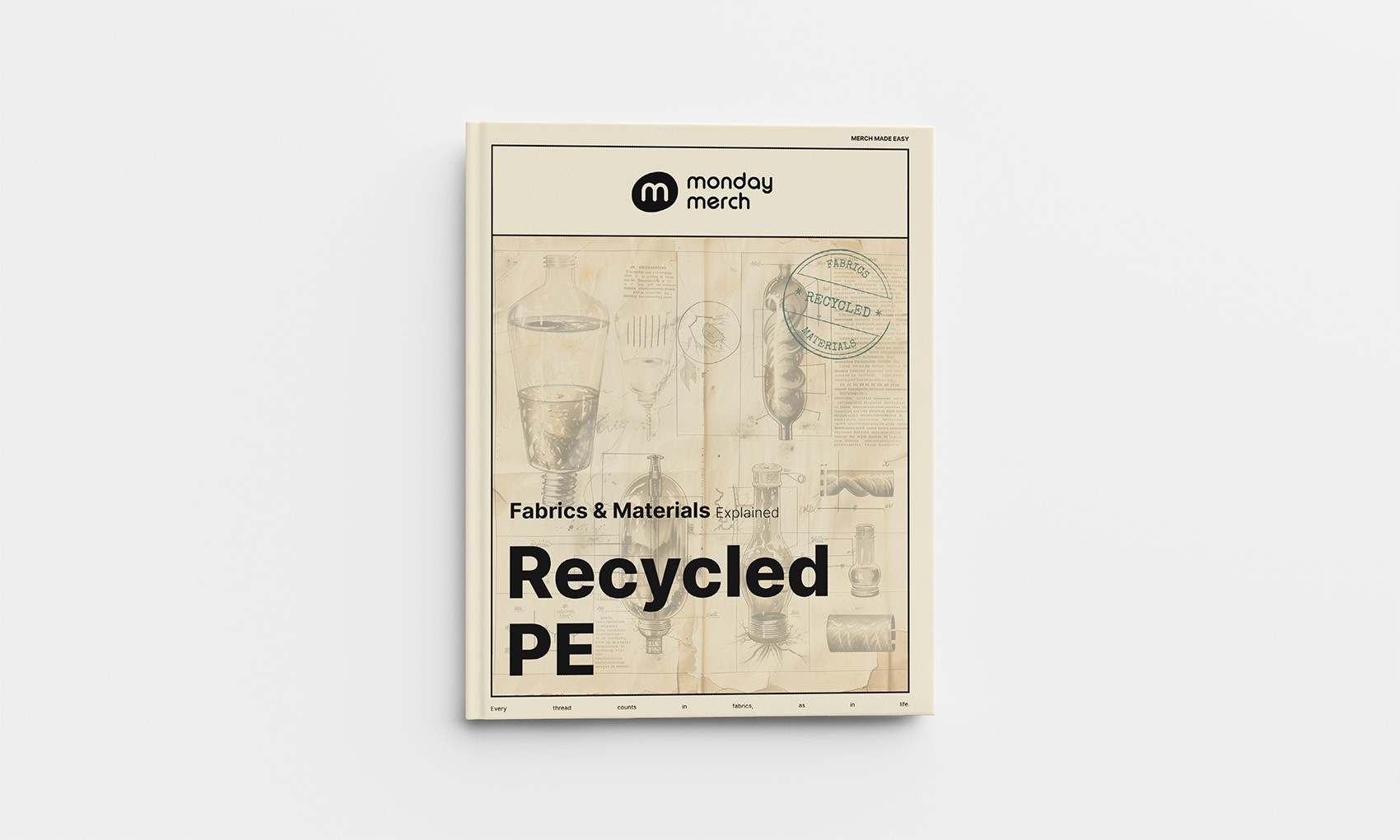 Monday Merch Fabrics and Materials Book Recycled PE