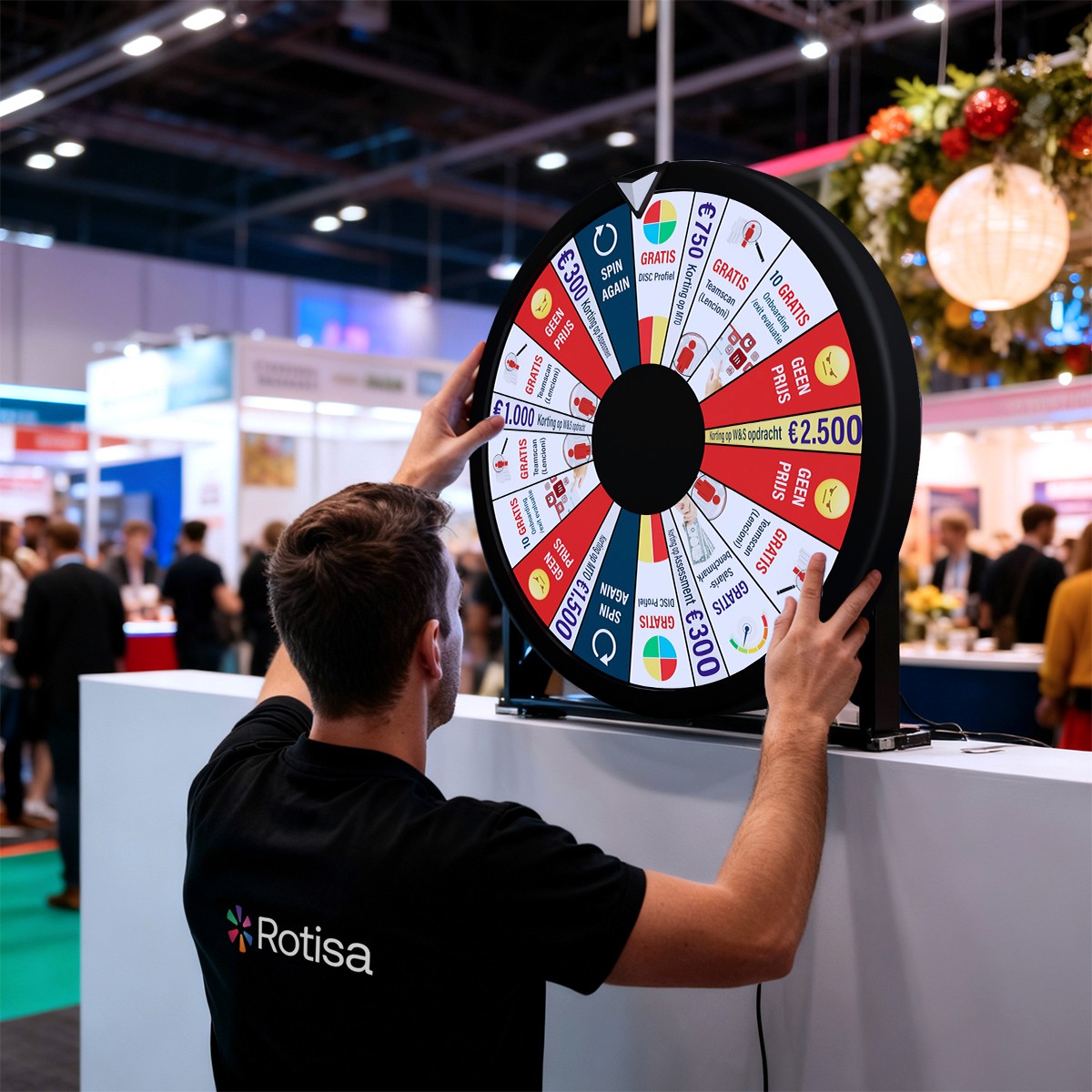 Wij installeren het rad