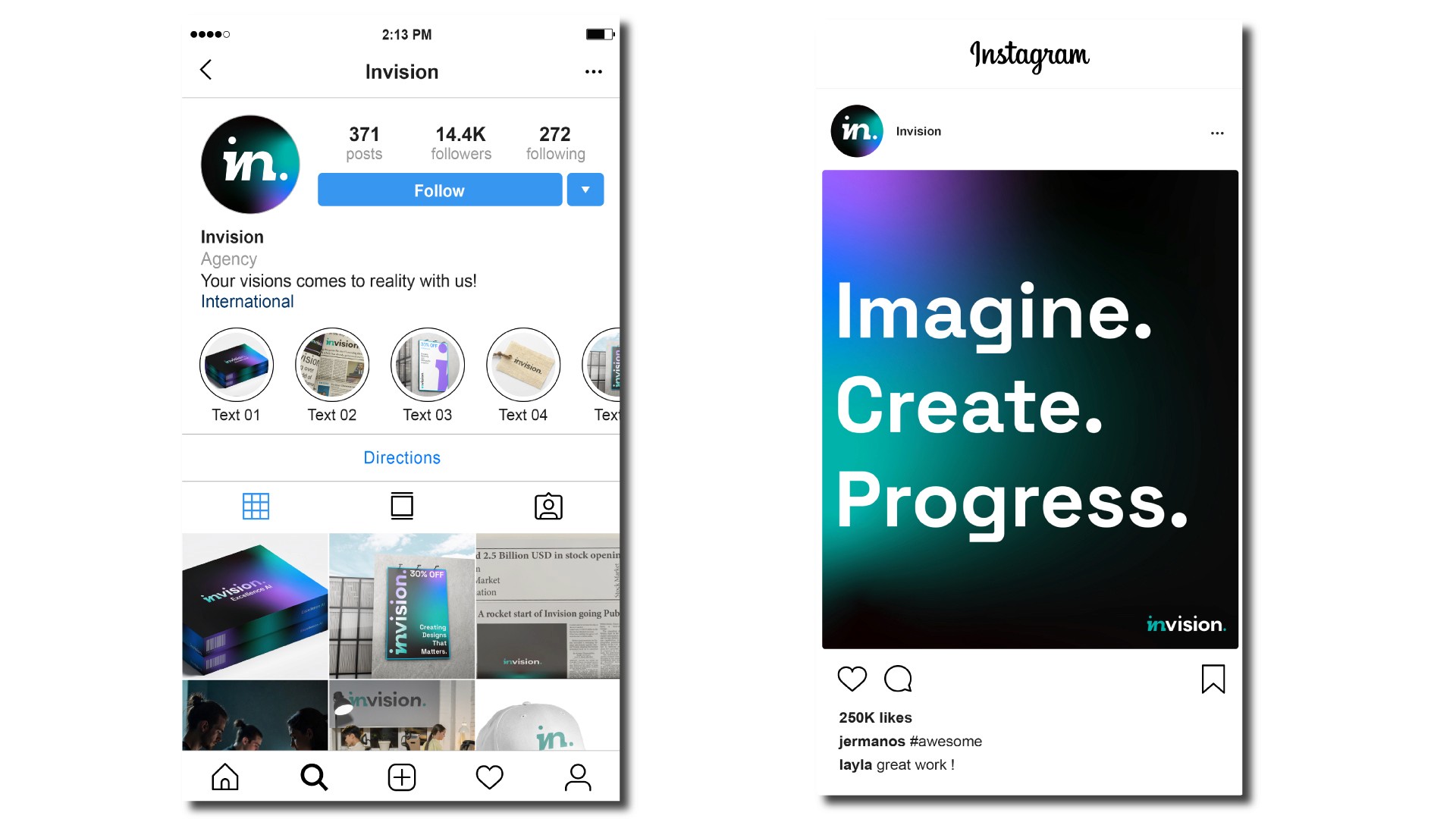 Social Media Invision