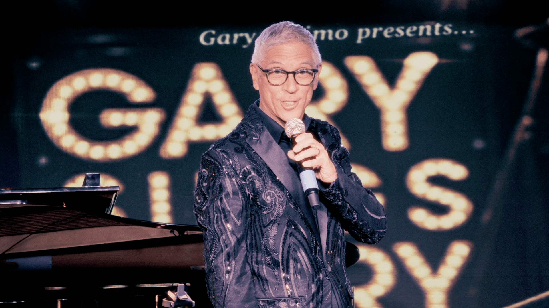 Gary Alaimo performing on stage
