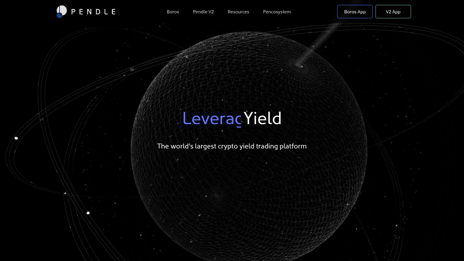 Pendle Finance (tokenized yield and fixed‑term markets)