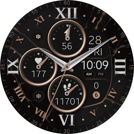 Hybrid Watch Face for Wear OS watches