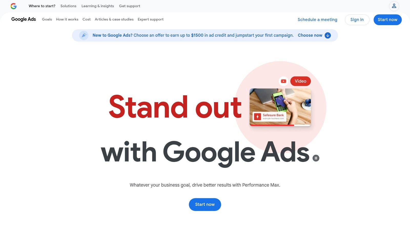 Google Ads (Performance Max and AI tools)
