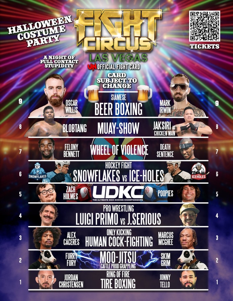 Fight Circus Las Vegas The Most Unpredictable Combat Entertainment