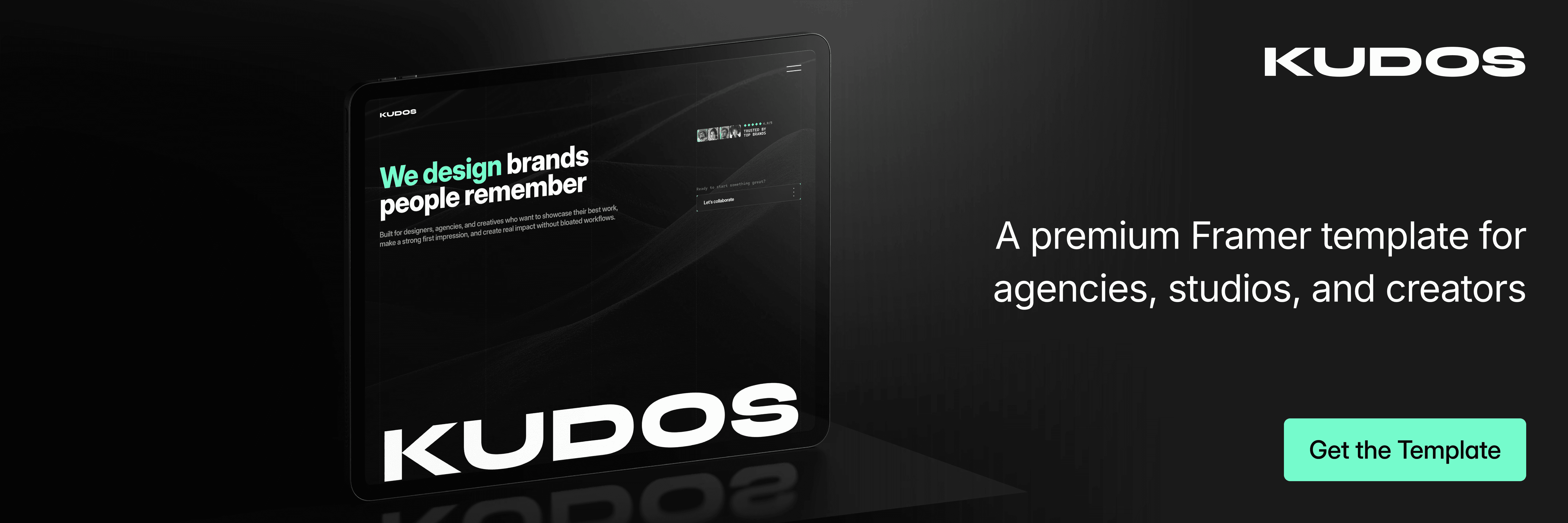 A refined Framer template for launching one great product
