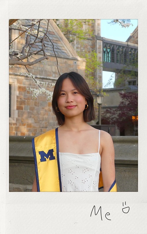 Umich Grad Polaroid - My Dao Designer Portfolio