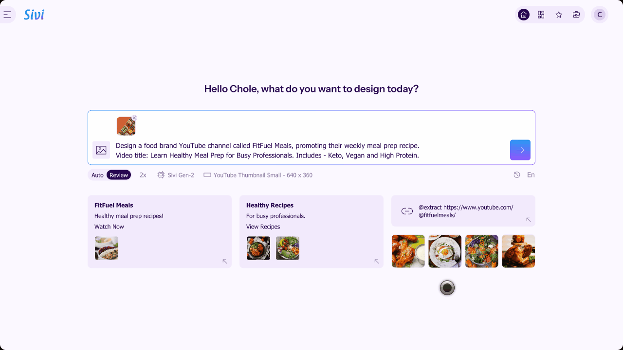 How to generate food banner with AI?