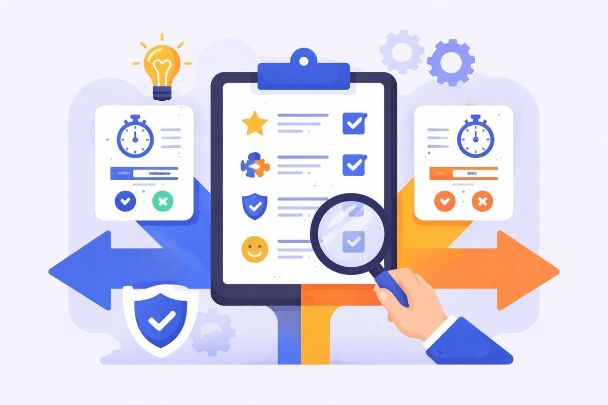 Staff time tracking app selection criteria