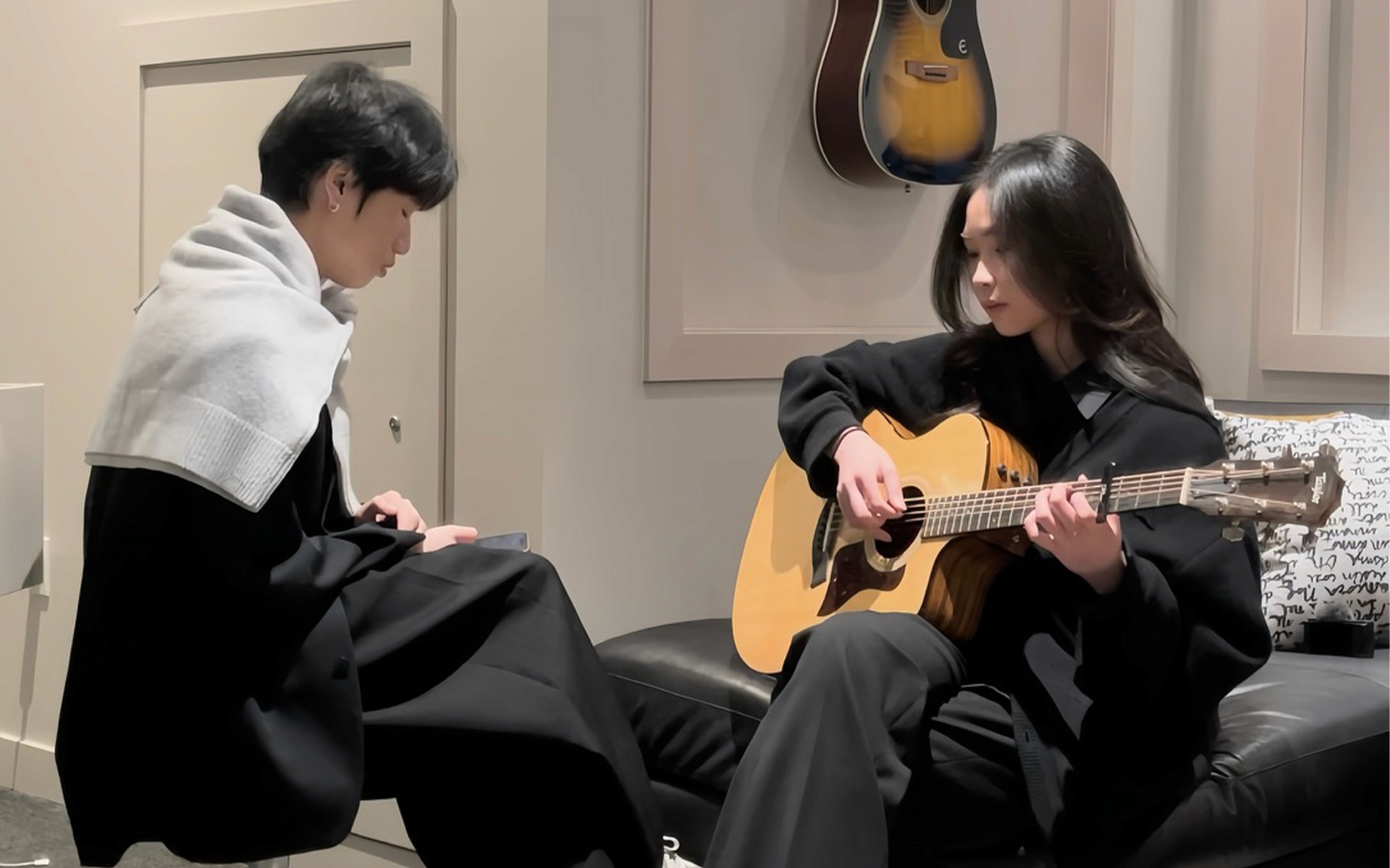 Orange Monochrome Perfume Arrangement with Tropical Shadows