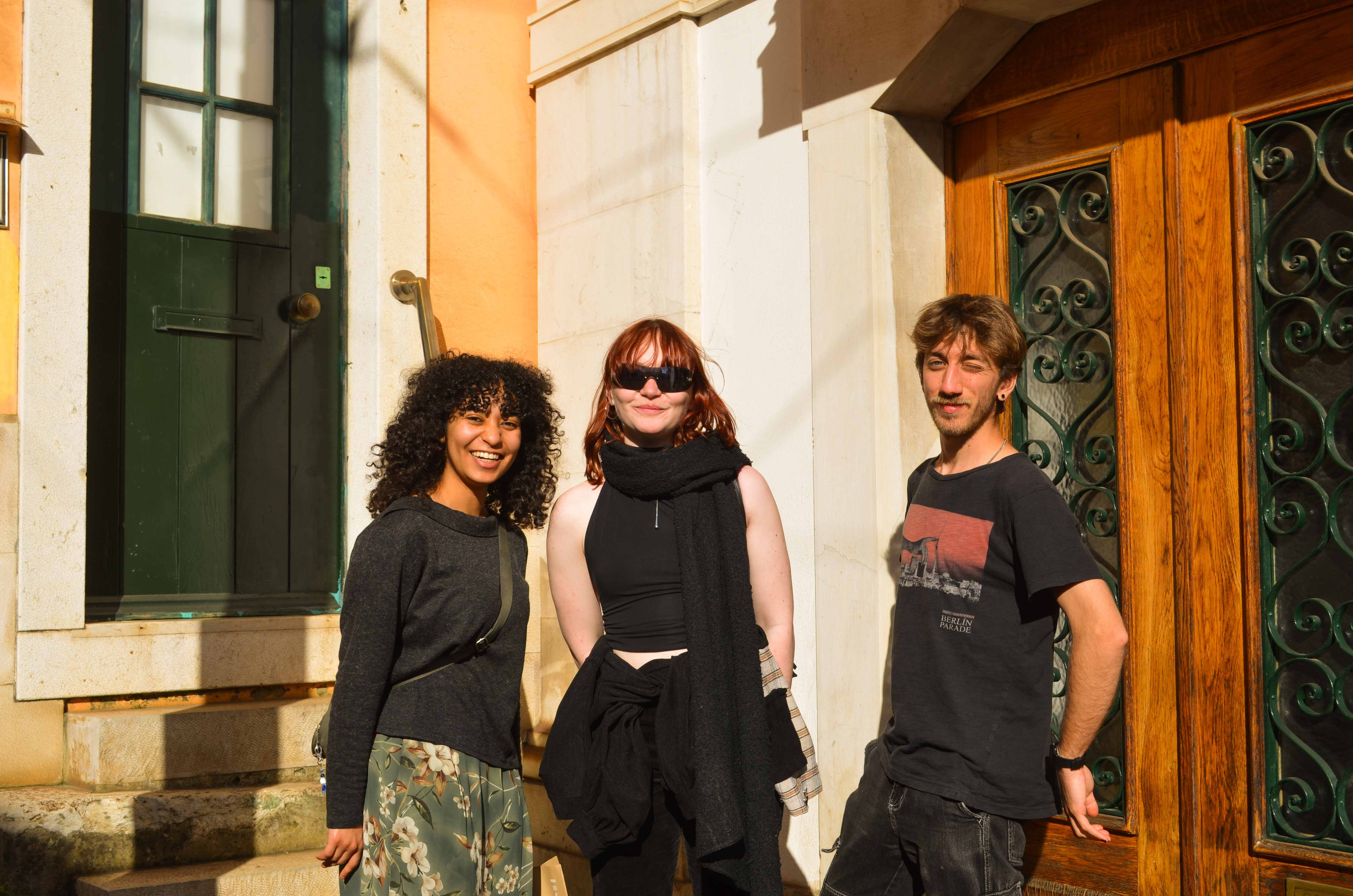 Athlete winning a race