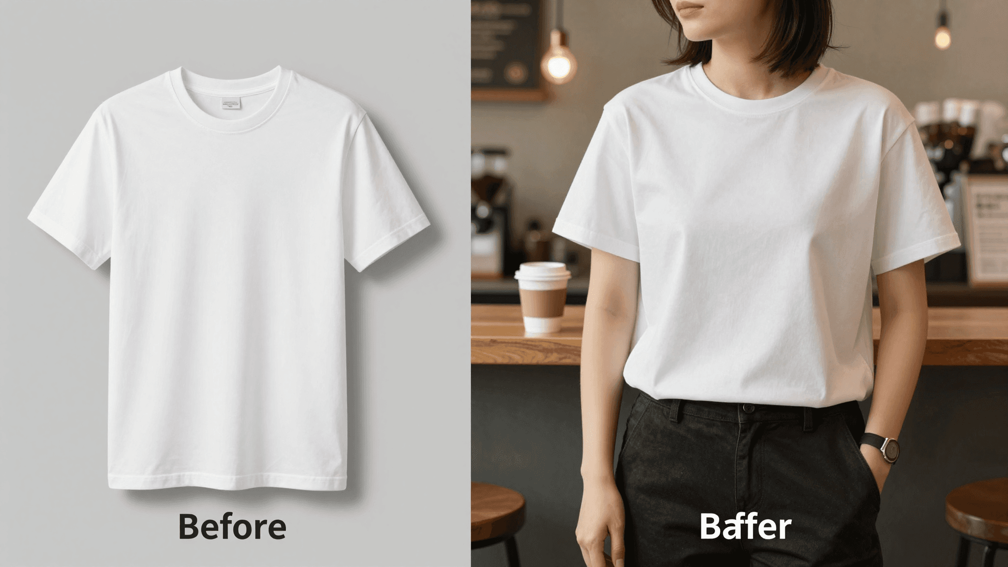 Comparison of generic free mockup vs unique lifestyle mockup