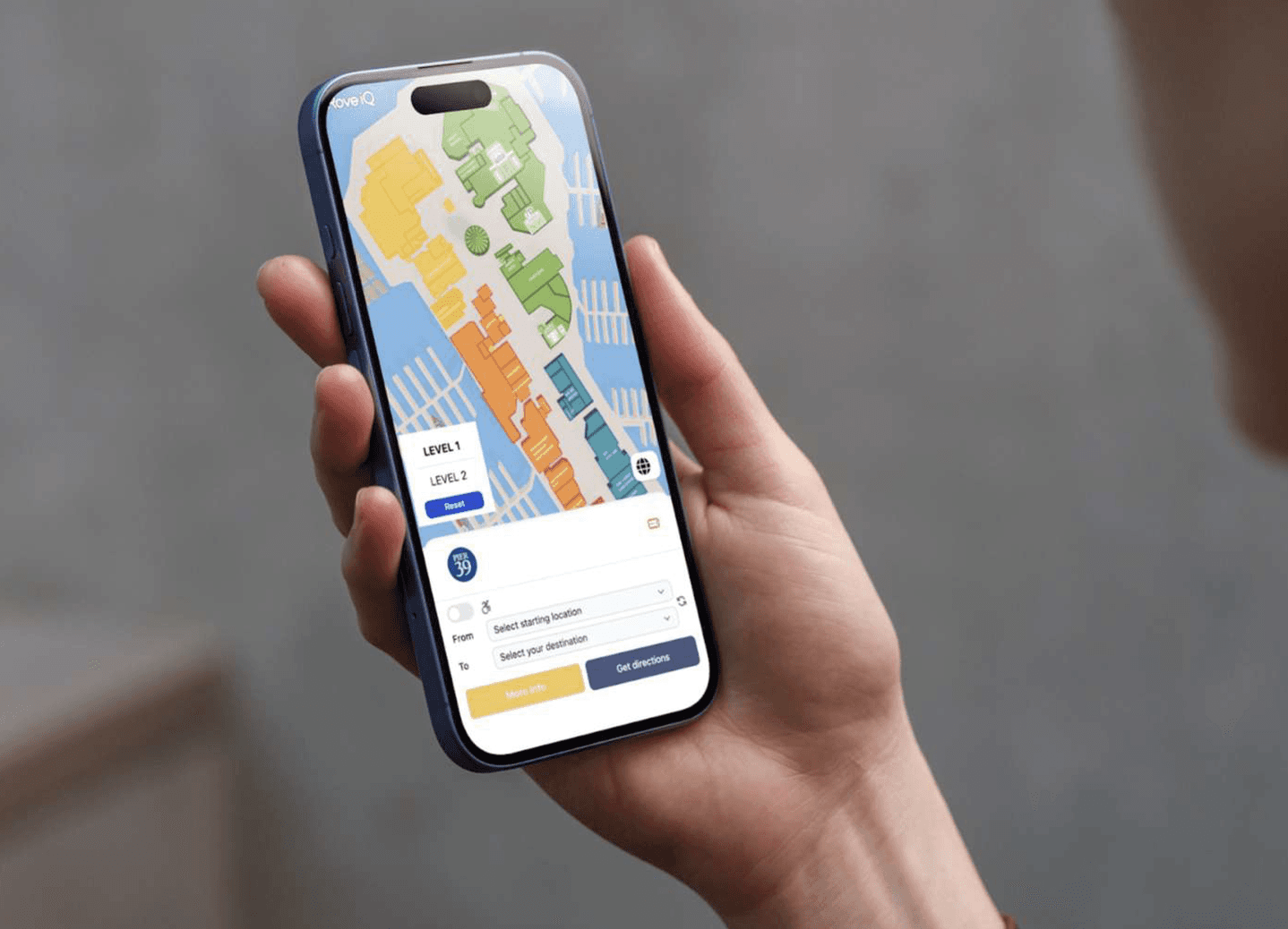 RoveIQ Digital Wayfinding App