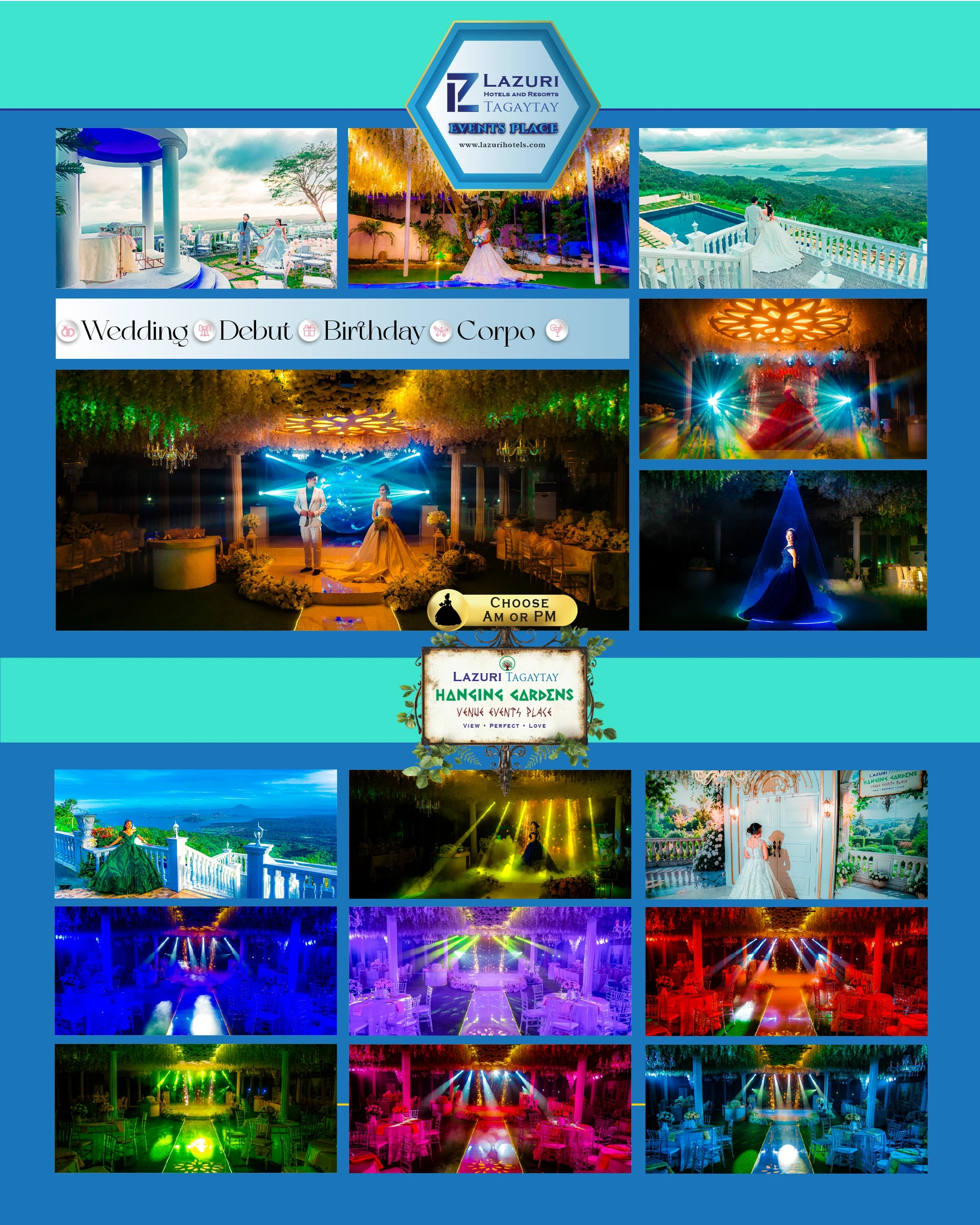 Lazuri Tagaytay all-in wedding package flyer (1 of 2)