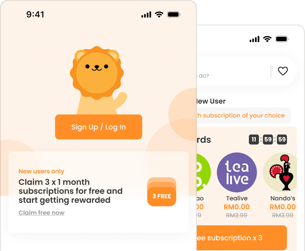 Gatherlion App Design