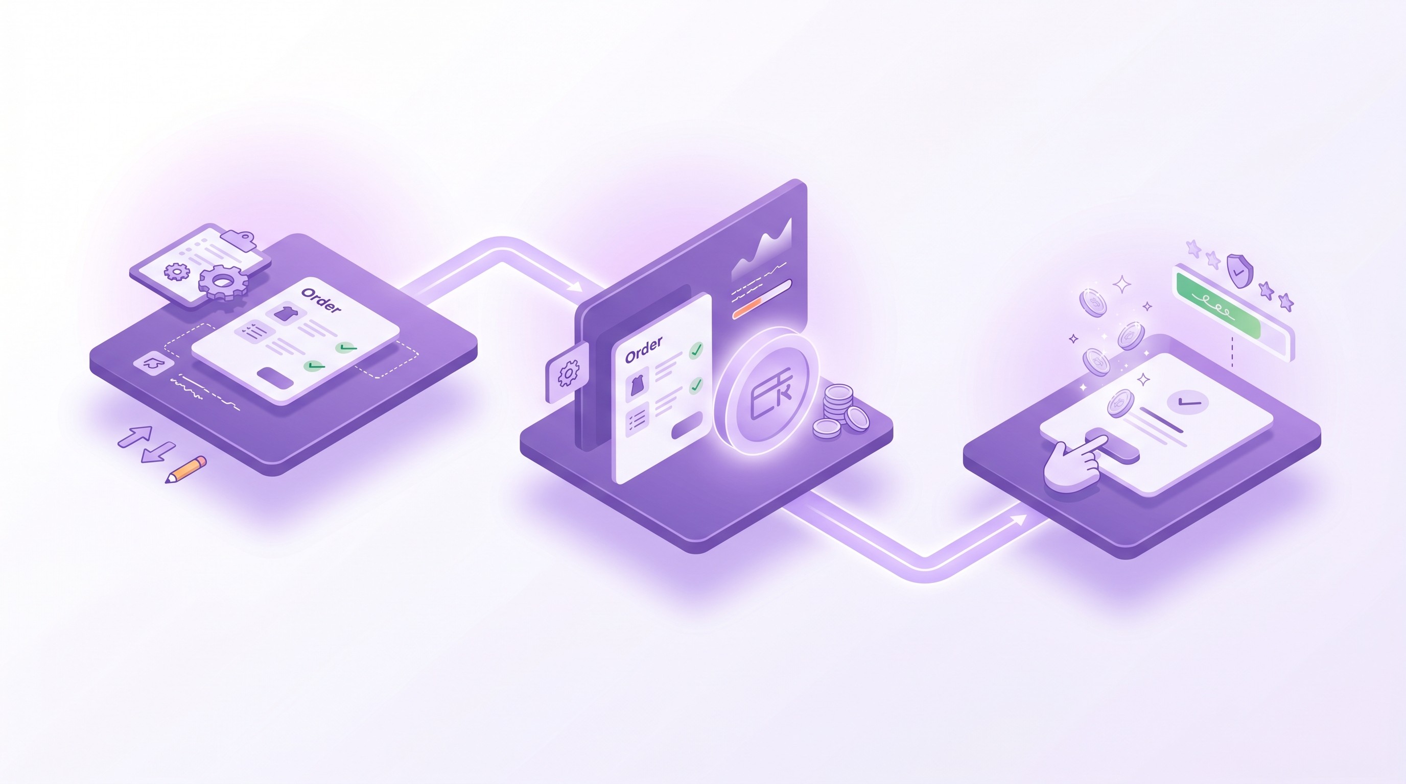Self-serve order edit and store-credit refund flow on a platform