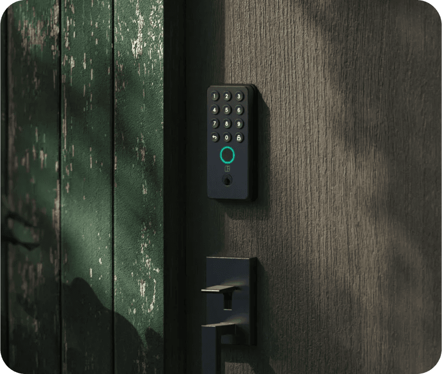 igloohome lock on door