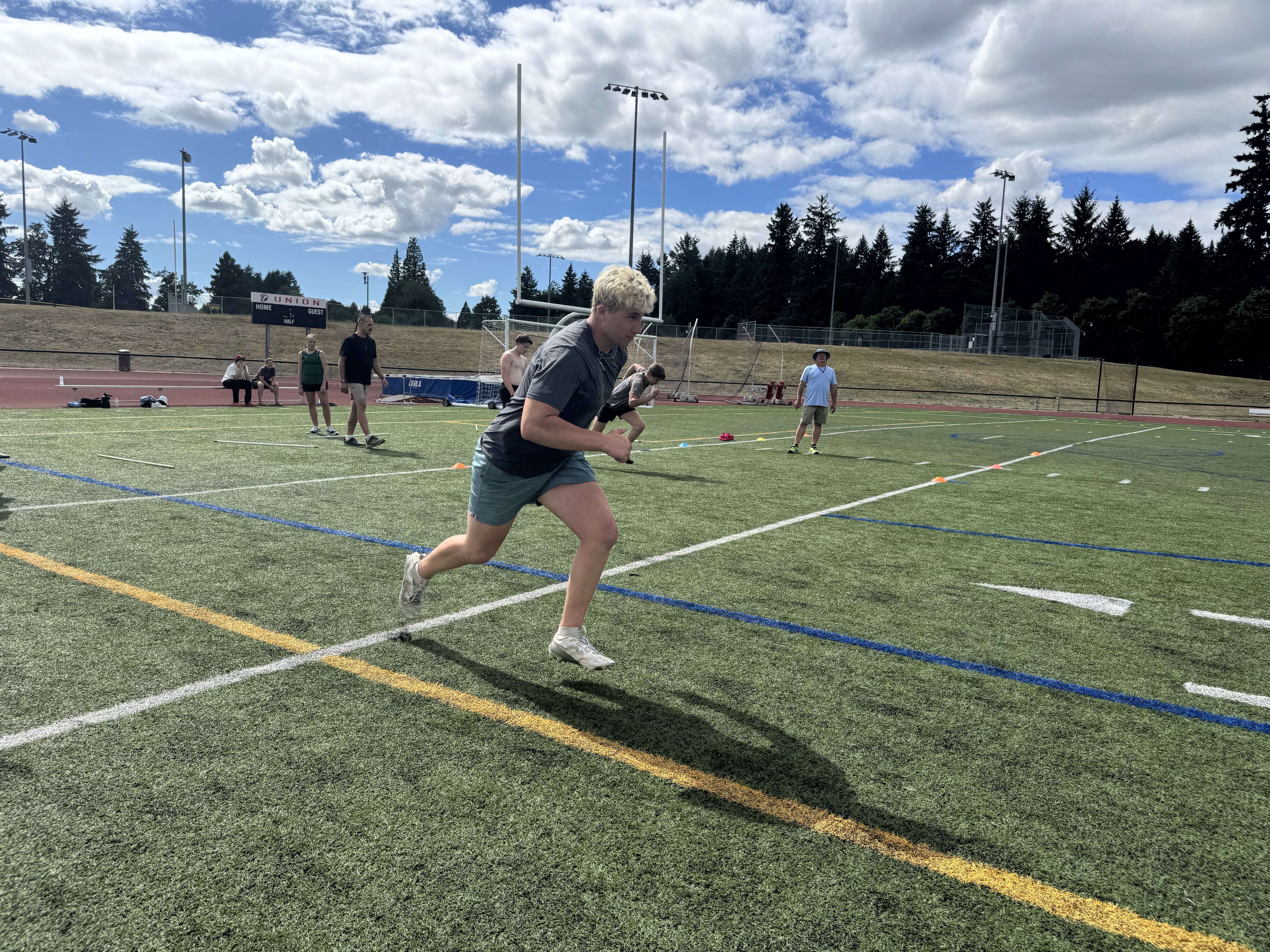 Athletes training at Olympic Speed Training