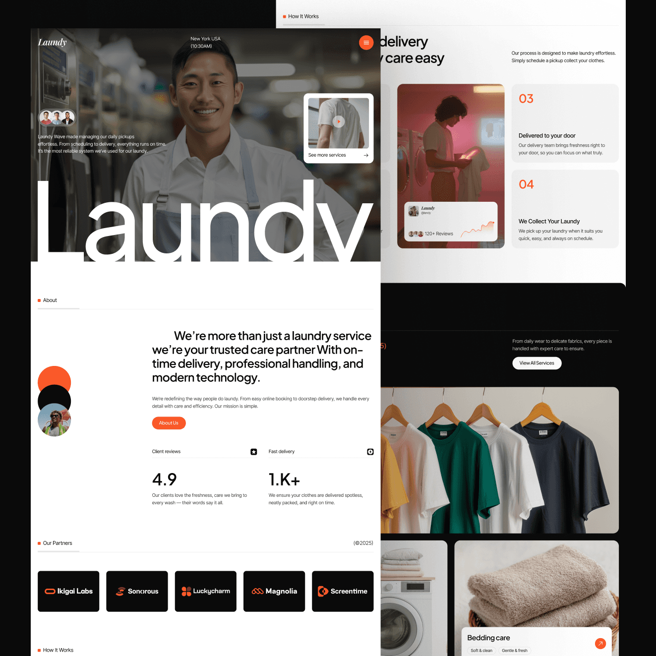 framer laundry template