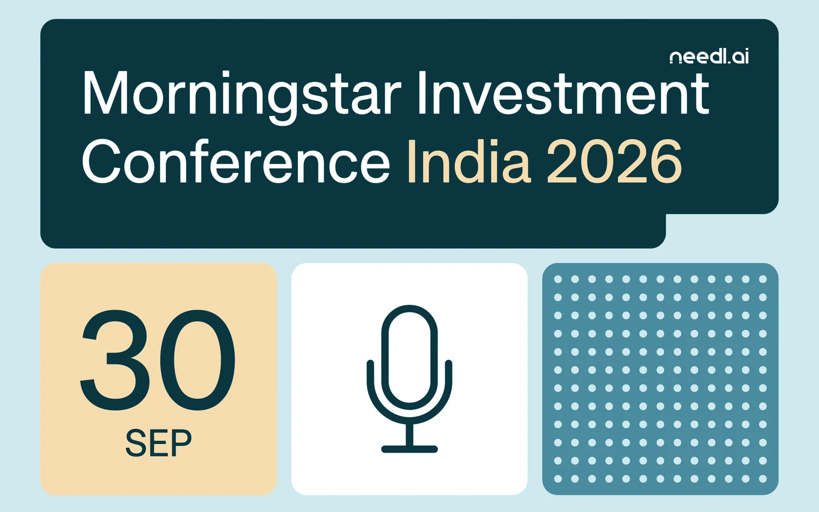 Cover for Morningstar Investment Conference India 2026, September 30, 2026