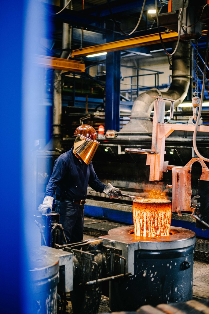 Industriefotografie bei Hugo Lahme GmbH: Dokumentation der Gießerei und Metallverarbeitung.