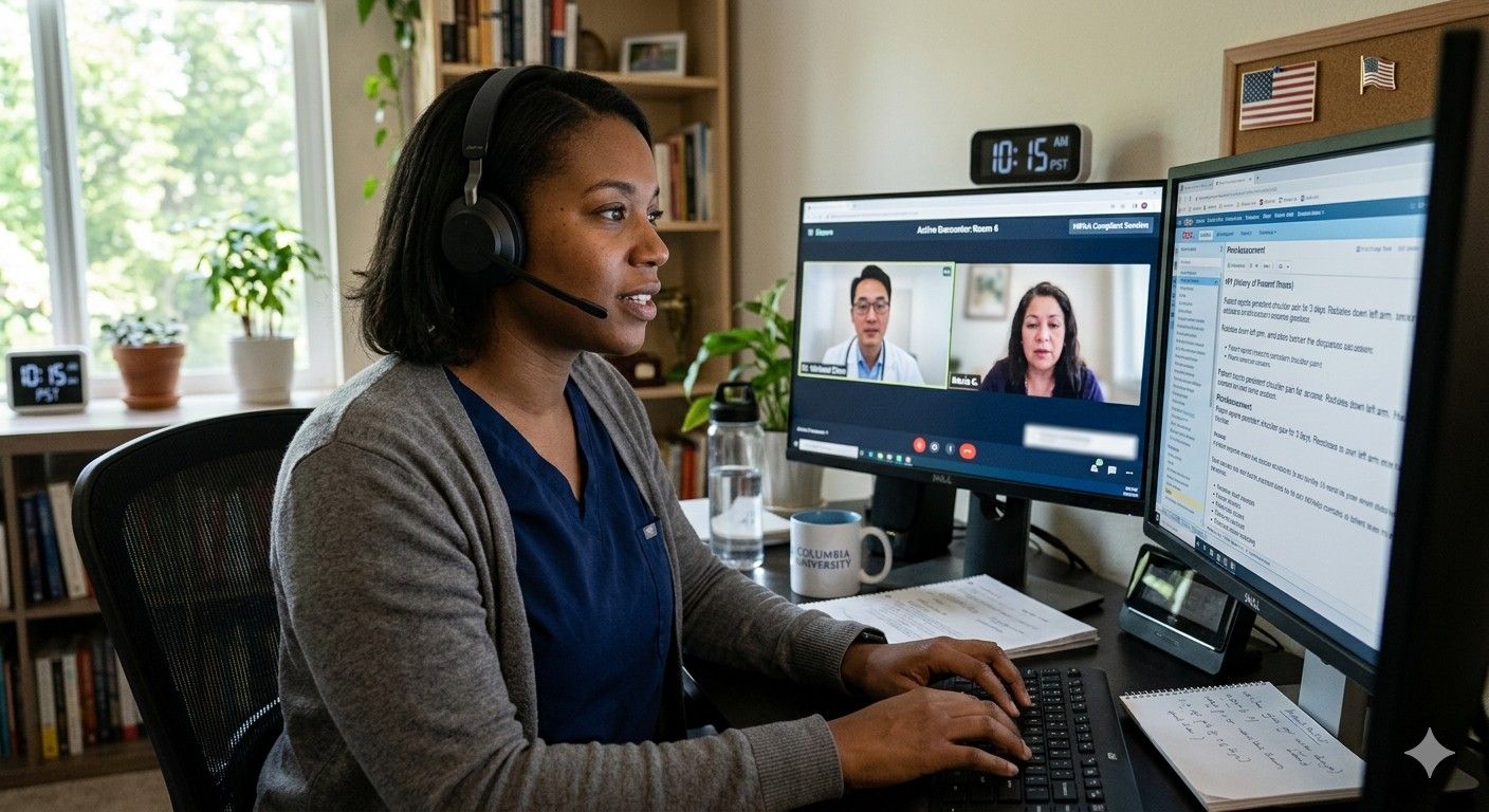 Virtual Medical Scribe During a Session
