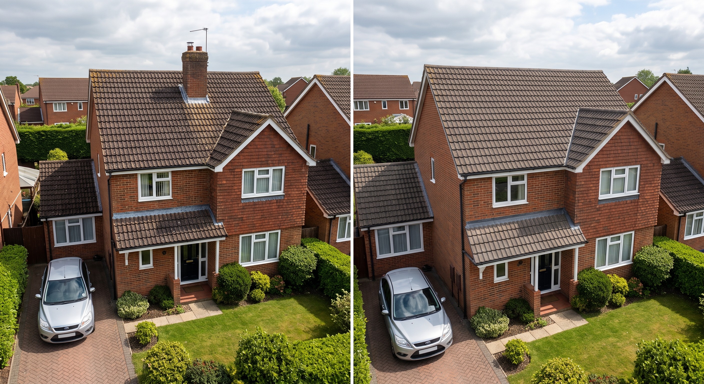 Completed roof repair in Swale, Kent