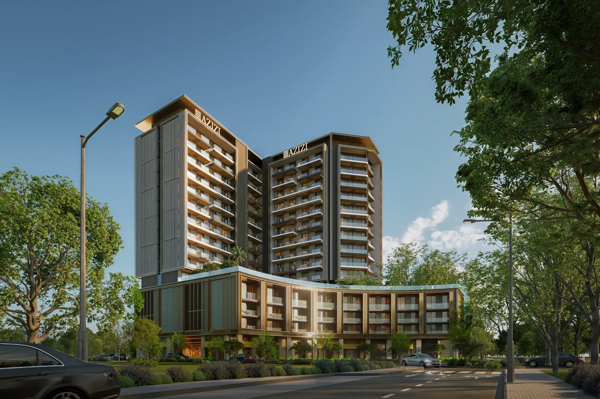 azizi gabriel building view