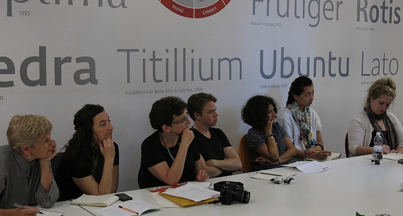 people focused in listening