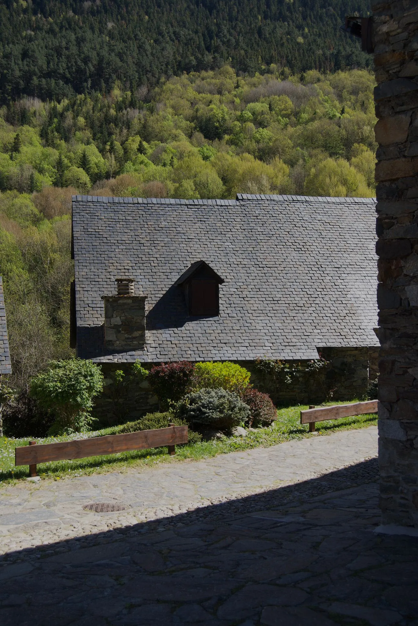 Stone rural house