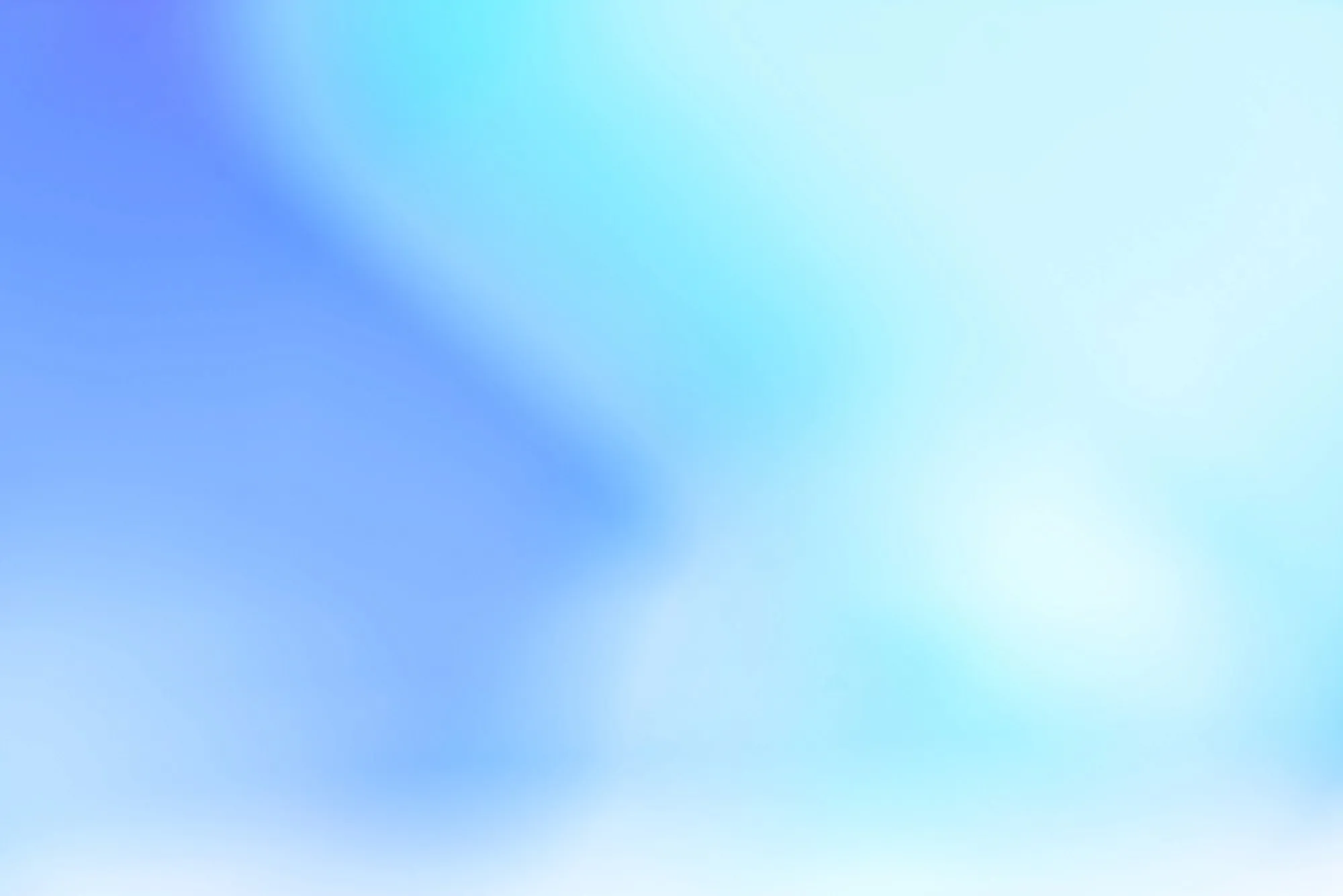Abstract gradient of light blues. Soft, blurred background with a dreamy effect.