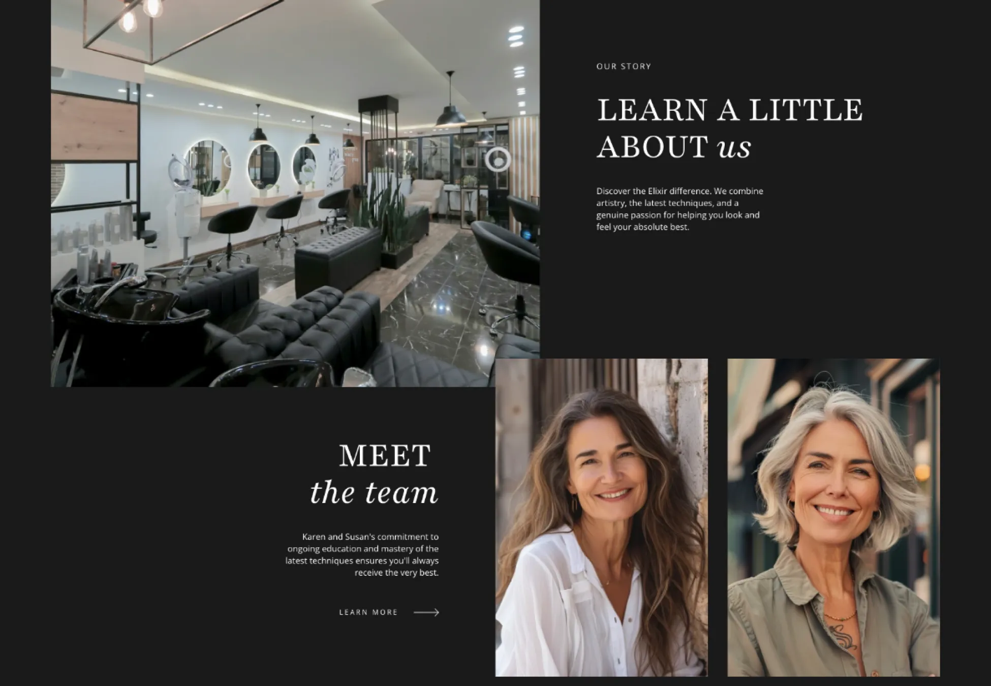 Salon & Spa Website Design