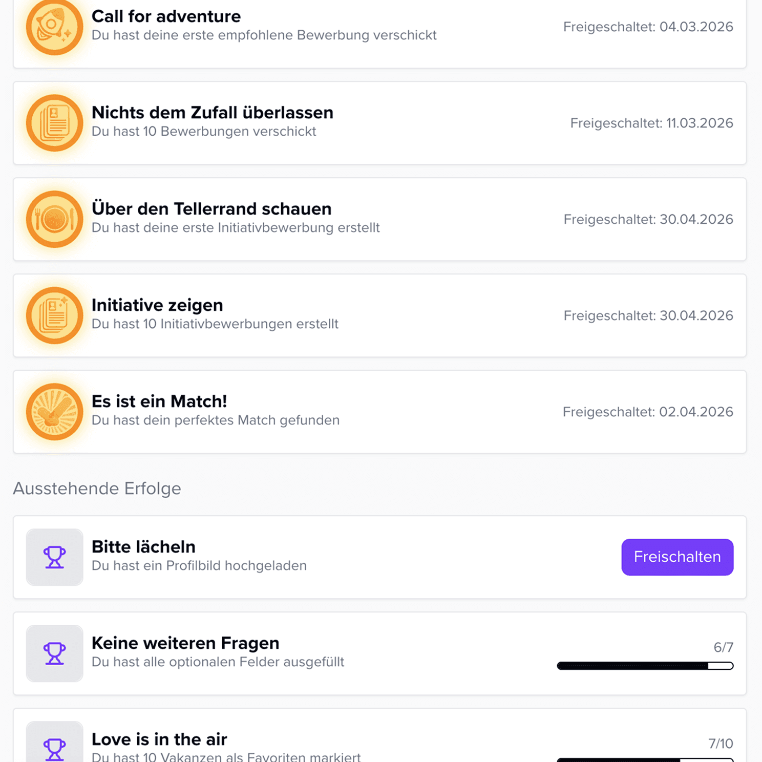 Matchmaker-Portal Interface – User Experience Design für CBS