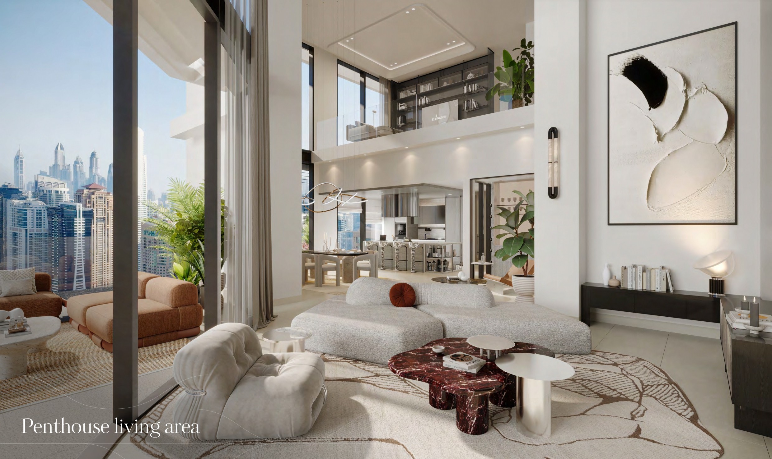 Altiera Heights - Penthouse living area