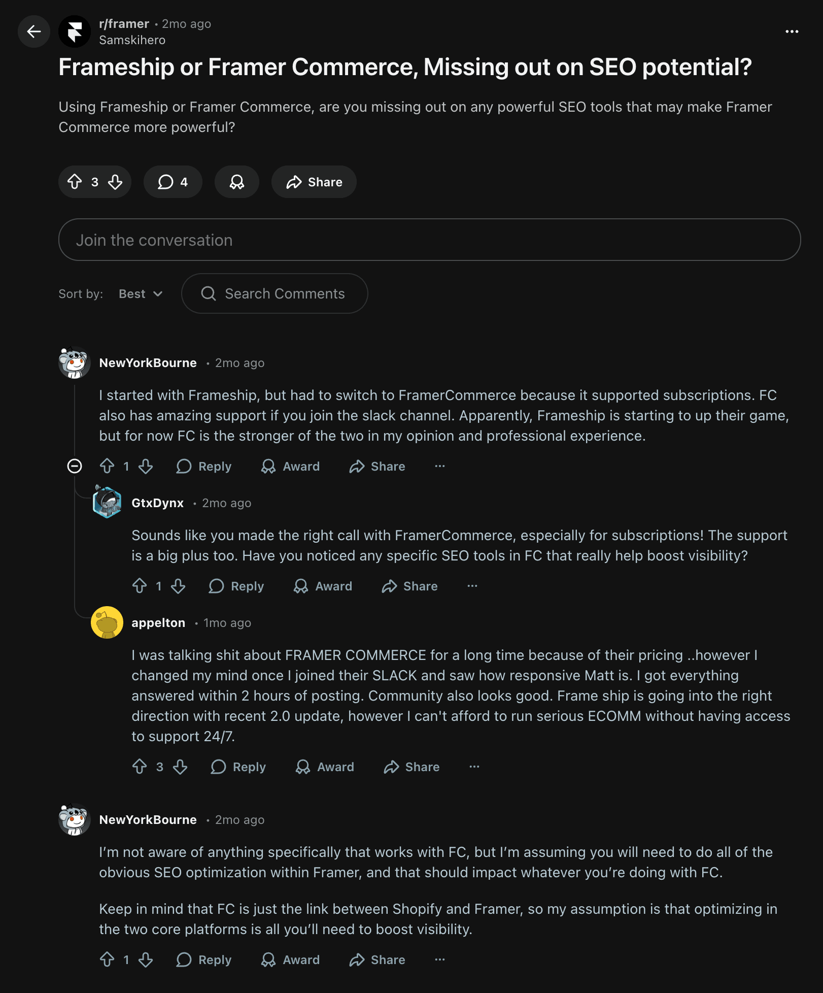 What the community is saying on reddit