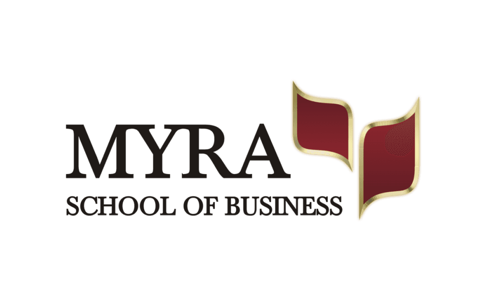 Myra business school logo